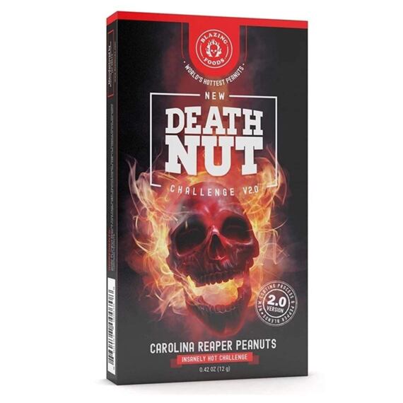 Death Nut pálivé arašídy s kořením chilli papričky Carolina Reaper 12 g