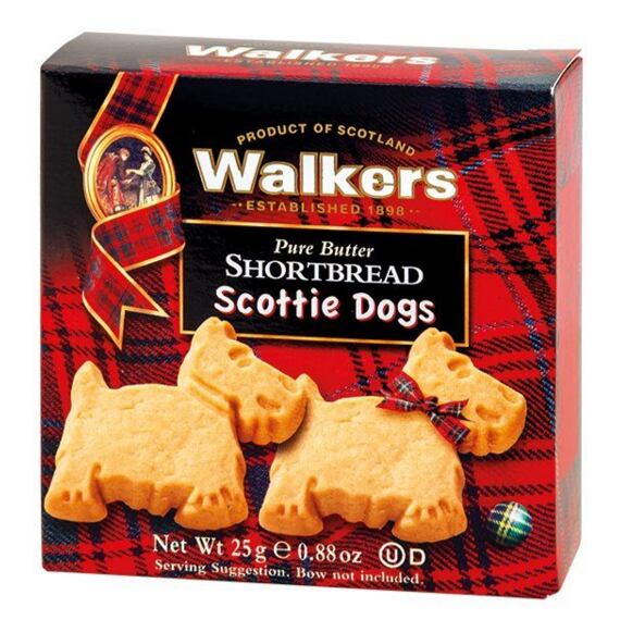Walkers Scottie Dogs máslové sušenky 25 g