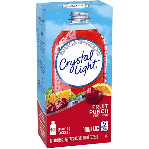 Crystal Light nápoj v prášku s příchutí ovocného punče 25 g
