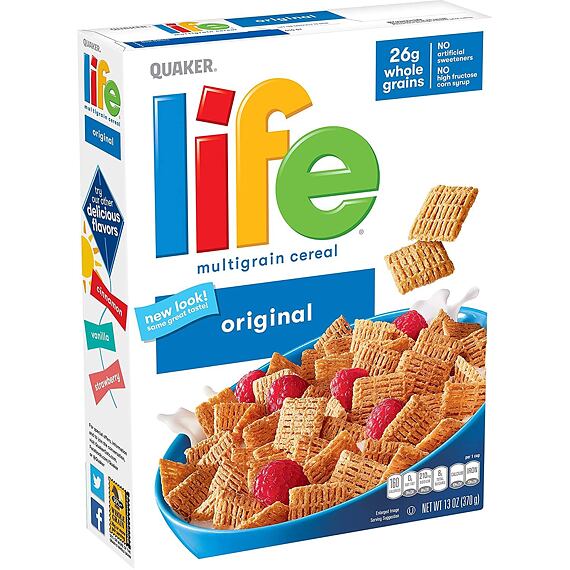 Quaker Life Original Multigrain Cereal 370 g