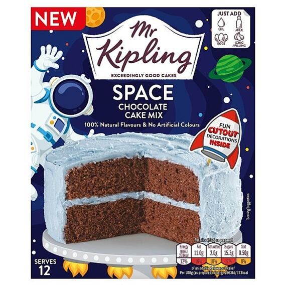 Mr Kipling Space směs na přípravu dortu s příchutí čokolády 400 g