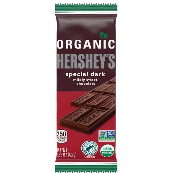 Hershey's organická hořká čokoláda 43 g