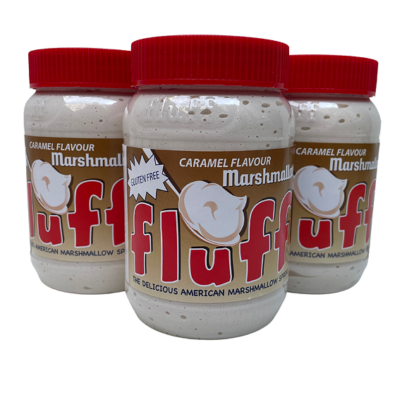 Marshmallow Fluff caramel marshmallow spread 213 g discounted pack of 3 pcs