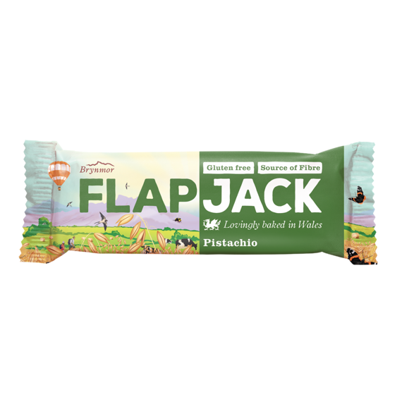 Brynmor Flapjack pistachio oatmeal bar 80 g