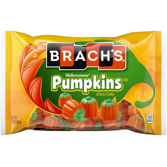 Brach's Candy Corn medové bonbony ve tvaru dýně 567 g