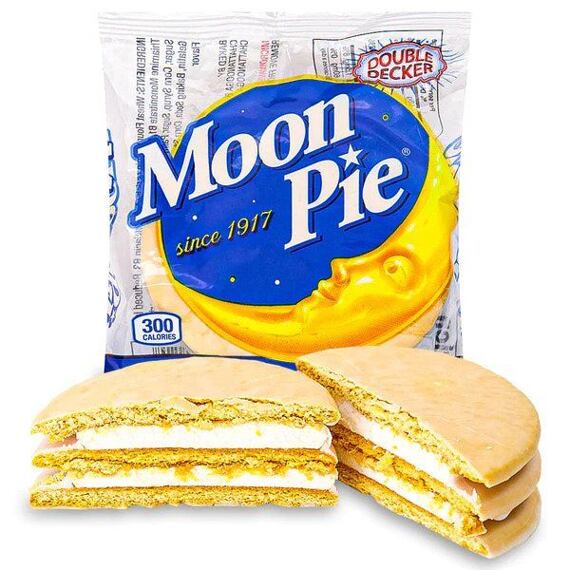 Moon Pie dezert s krémovou náplní s polevou s příchutí vanilky 78 g