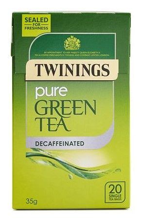 Twinings decaffeinated green tea 20 s 35 g