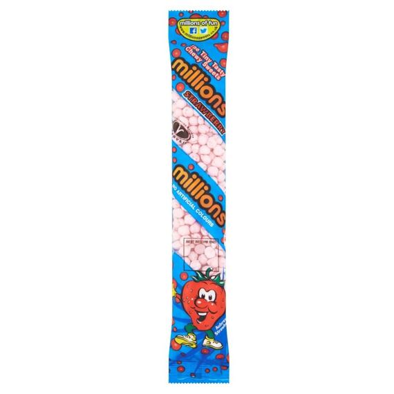 Millions chewing candies with strawberry flavor 55 g