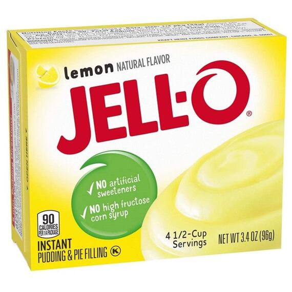 Jell-O instant pudding with lemon flavor 96 g