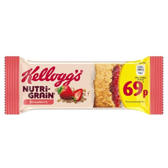 Kellogg's cereal bar with filling with strawberry flavor 37 g