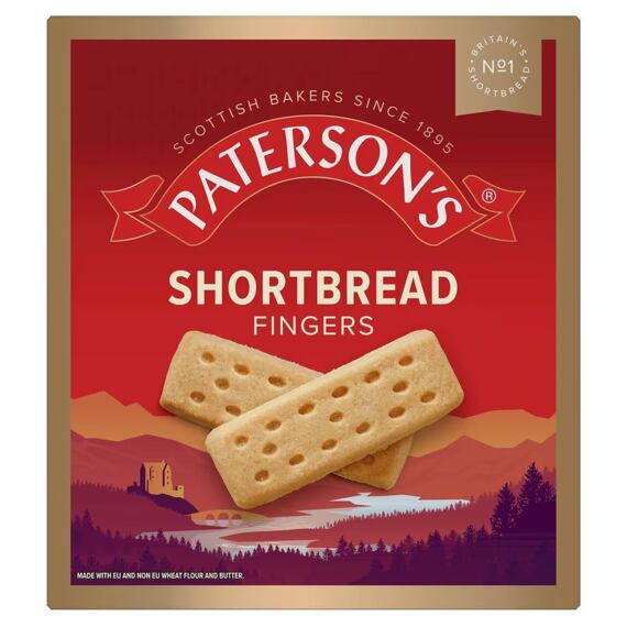 Paterson's Shortbread máslové sušenky 300 g