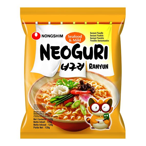 NongShim Neoguri Ramyun instant noodle soup with seafood 120 g