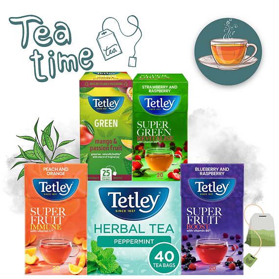 Čaj o páté s Tetley