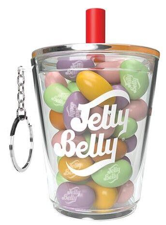 Jelly Belly key chain with candies with Bubble Tea flavor 65 g
