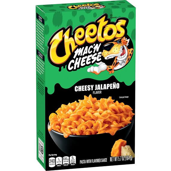 Cheetos Mac 'n Cheese instantní těstoviny se sýrem s příchutí jalapeňo 164 g