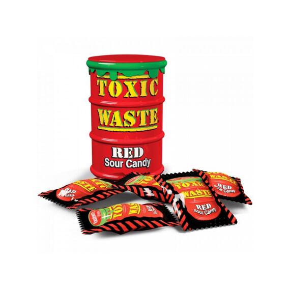 Toxic Waste Red kyselé bonbonky 42 g