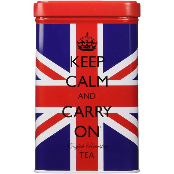 Union Jack English Breakfast Tea Tin 40 ks 125 g