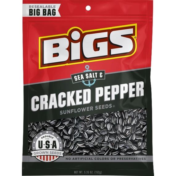 BIGS Sunflower Seeds Sea Salt & Cracked Pepper 152 g
