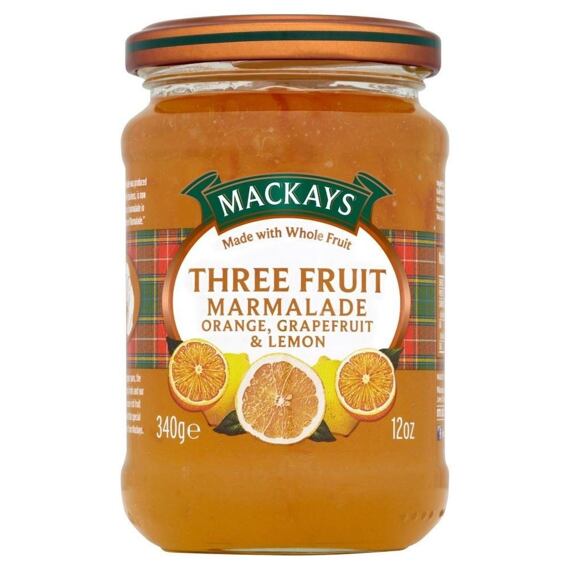 Mackays Three Fruit Marmalade 340 g