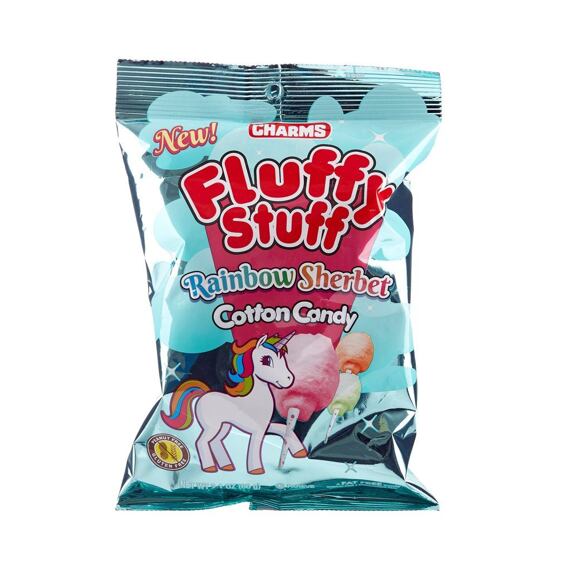 Charms Fluffy Stuff rainbow sherbet cotton candy 60 g