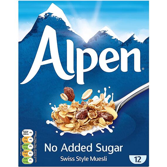 Alpen müsli bez přidaného cukru 550 g