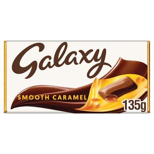 Galaxy caramel milk chocolate 135 g