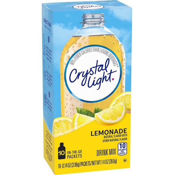 Crystal Light nápoj v prášku s příchutí citronu 39,6 g