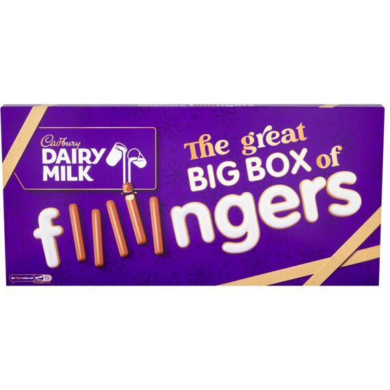 Cadbury Fingers Big Gift křupavé sušenky v mléčné čokoládě 570 g