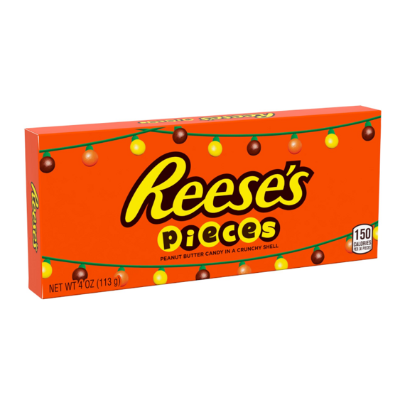 Reese's Pieces Christmas peanut butter & chocolate sugar shell candy 113 g