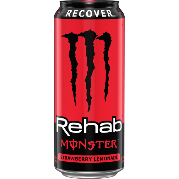 Monster Rehab strawberry lemonade energy drink 458 ml
