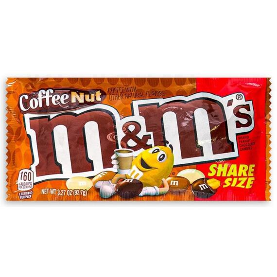 M&M's bonbonky s arašídy z mléčné čokolády s příchutí kávy 92,7 g