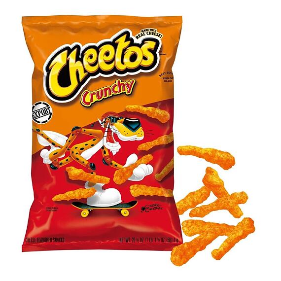 Cheetos Crunchy kukuřičný snack s příchutí sýru 581,1 g