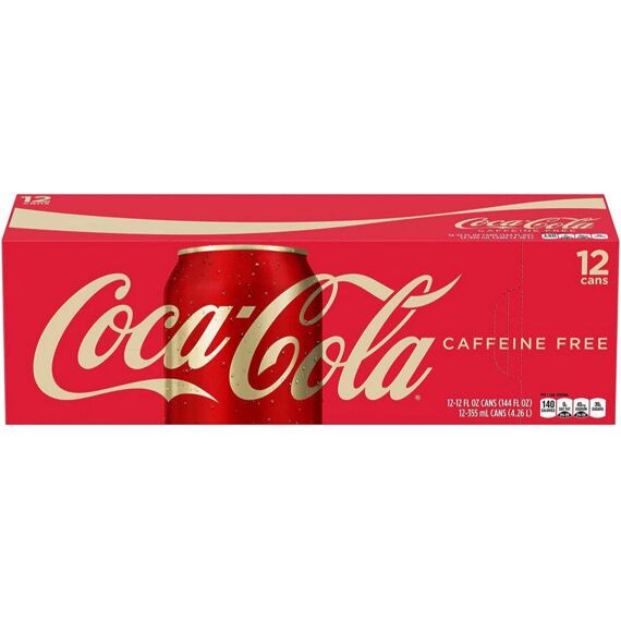 Coca-Cola sycená limonáda bez kofeinu 355 ml Celé balení 12 ks