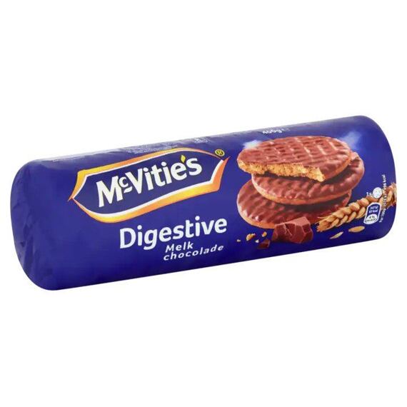 McVitie's pšeničné sušenky v polevě z mléčné čokolády 400 g