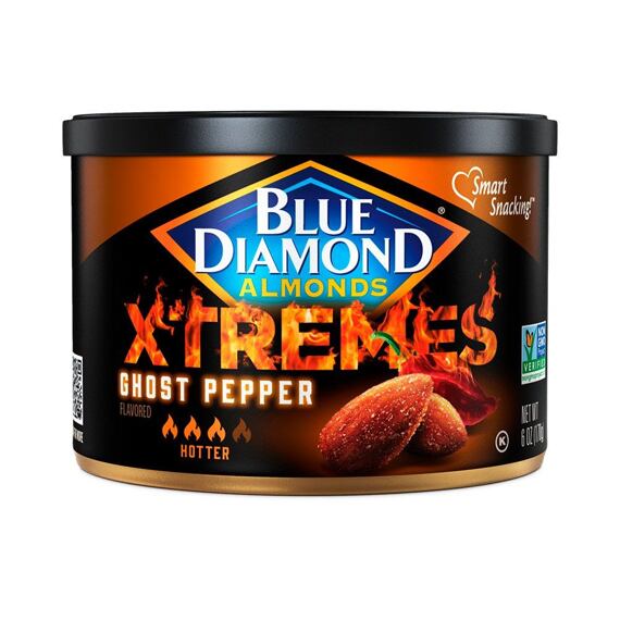 Blue Diamond Xtremes pálivé mandle s příchutí Ghost chilli papričky 170 g