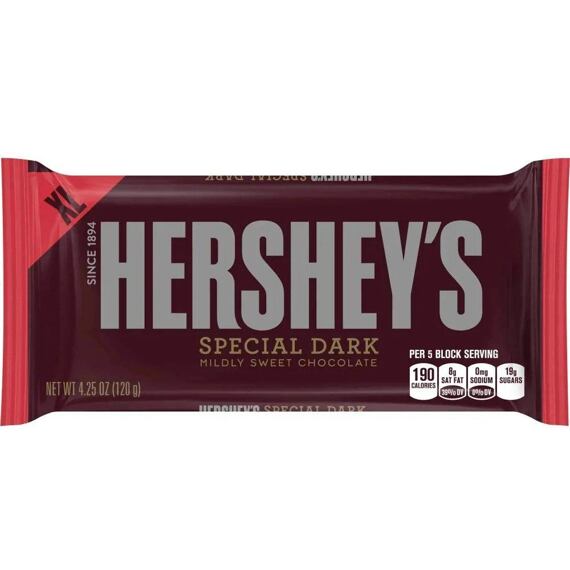Hershey's semi-sweet dark chocolate 120 g
