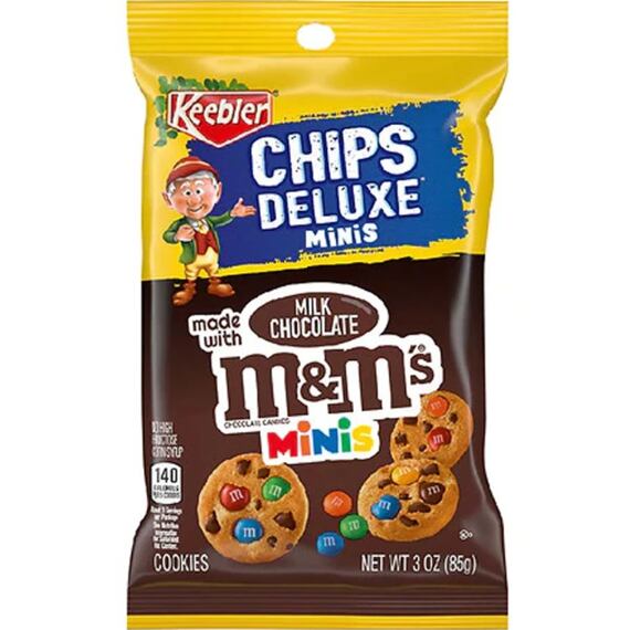 Keebler Deluxe cookies with chocolate candies M&M's 85 g