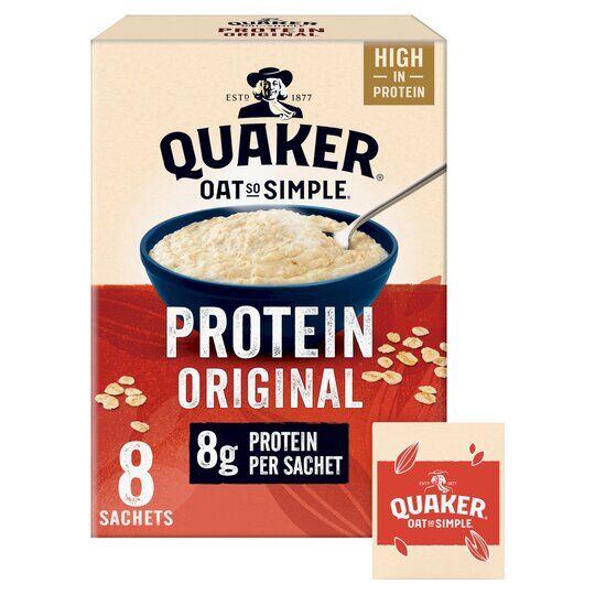 Quaker Oats ovesná kaše se zvýšeným obsahem proteinu 302 g