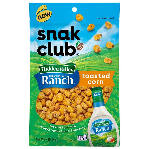 Snak Club roasted corn with Ranch dressing flavor 85 g