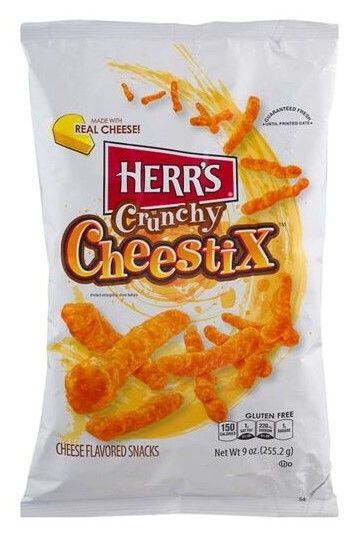 Herr's Cheestix kukuřičné křupky s příchutí čedaru 255 g