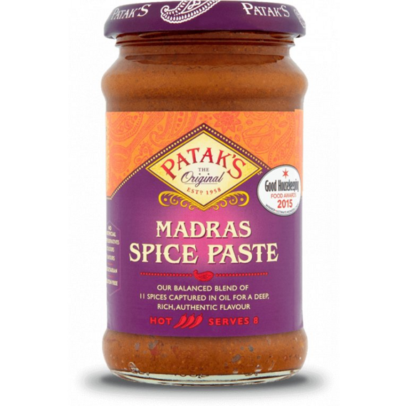 Pataks spicy paste for cooking Madras 283 g