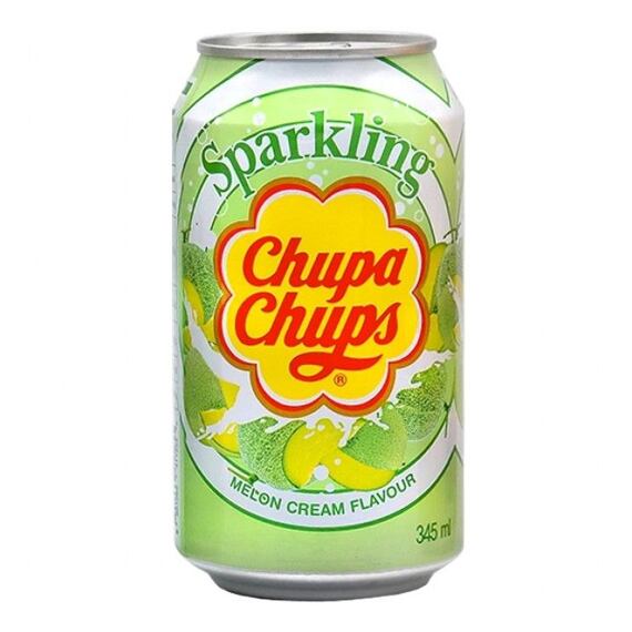Chupa Chups Sparkling Melon & Cream Soda 345 ml