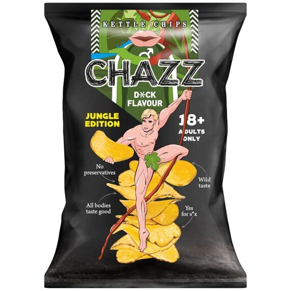 Chazz chipsy s příchutí pánského přirození 90 g
