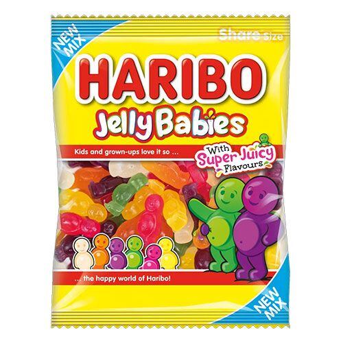 Haribo Jelly Babies želé bonbony s ovocnými příchutěmi 175 g