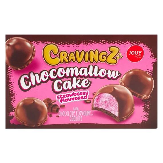 Jouy & Co Chocomallow chocolate biscuits filled with marshmallows with strawberry flavor 150 g