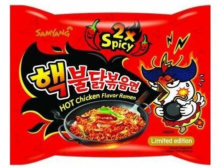 Samyang spicy instant hot ramen noodles with chicken flavor 140 g