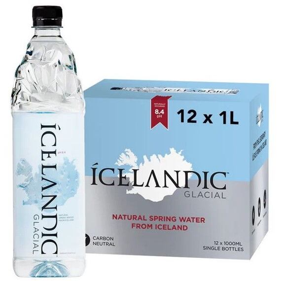 Icelandic Glacial Water 1 l 12 pcs Celé Balení