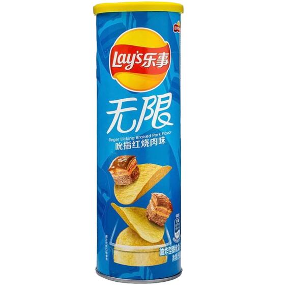 Lay's bramborové chipsy s příchutí dušeného vepřového bůčku 90 g