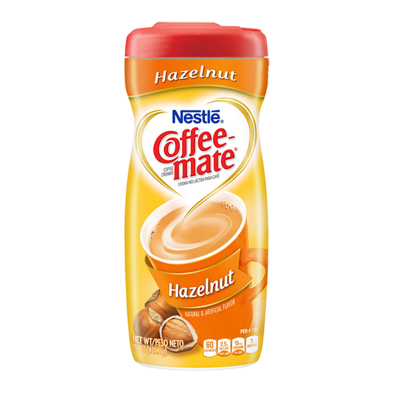 Coffee-Mate sušená smetana s příchutí lískových oříšků 425,2 g