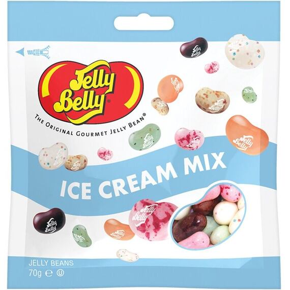 Jelly Belly Jelly Beans žvýkací bonbonky s příchutí zmrzlin 70 g